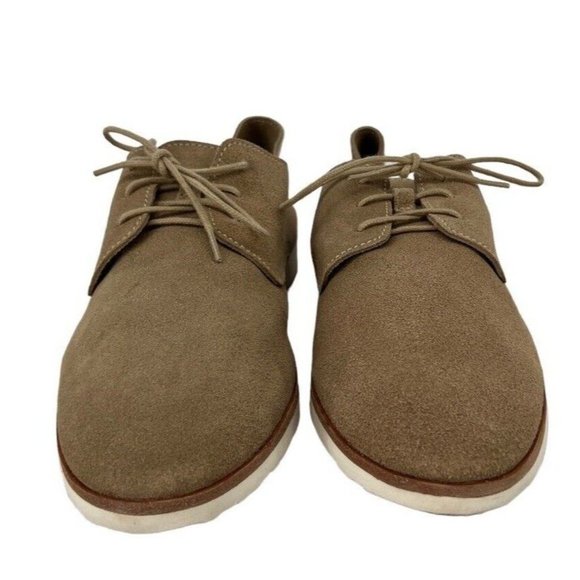 Nisolo Sedona Travel Derby Shoe Tan Suede Extra Light Crafted In Peru 6.5 - Picture 4 of 8